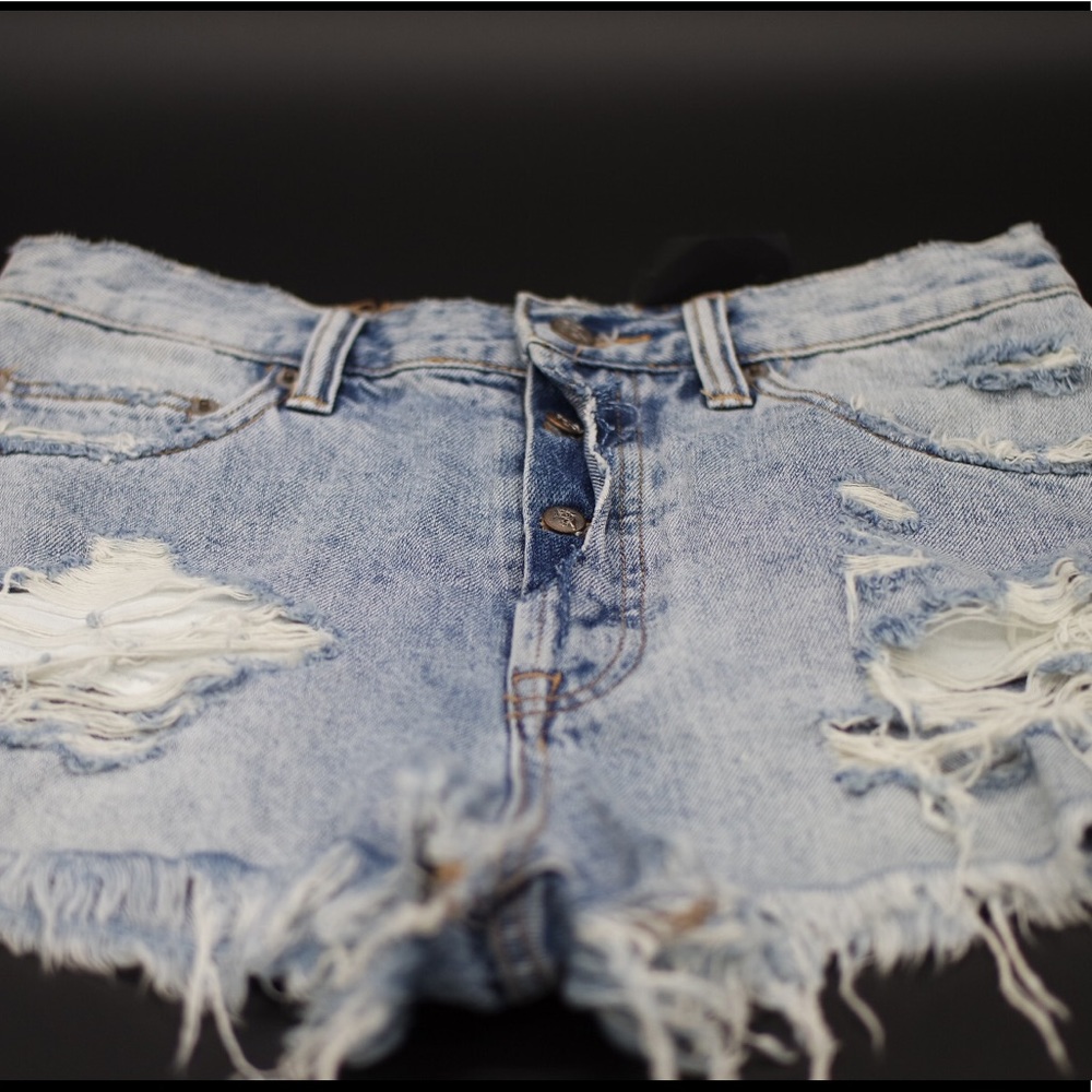 ✨PRPS GOODS & CO. High Waist Denim Shorts - Picture 7 of 7